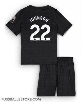 Günstige Tottenham Hotspur Brennan Johnson #22 Auswärts Trikotsatzt Kinder 2025-26 Kurzarm (+ Kurze Hosen)
